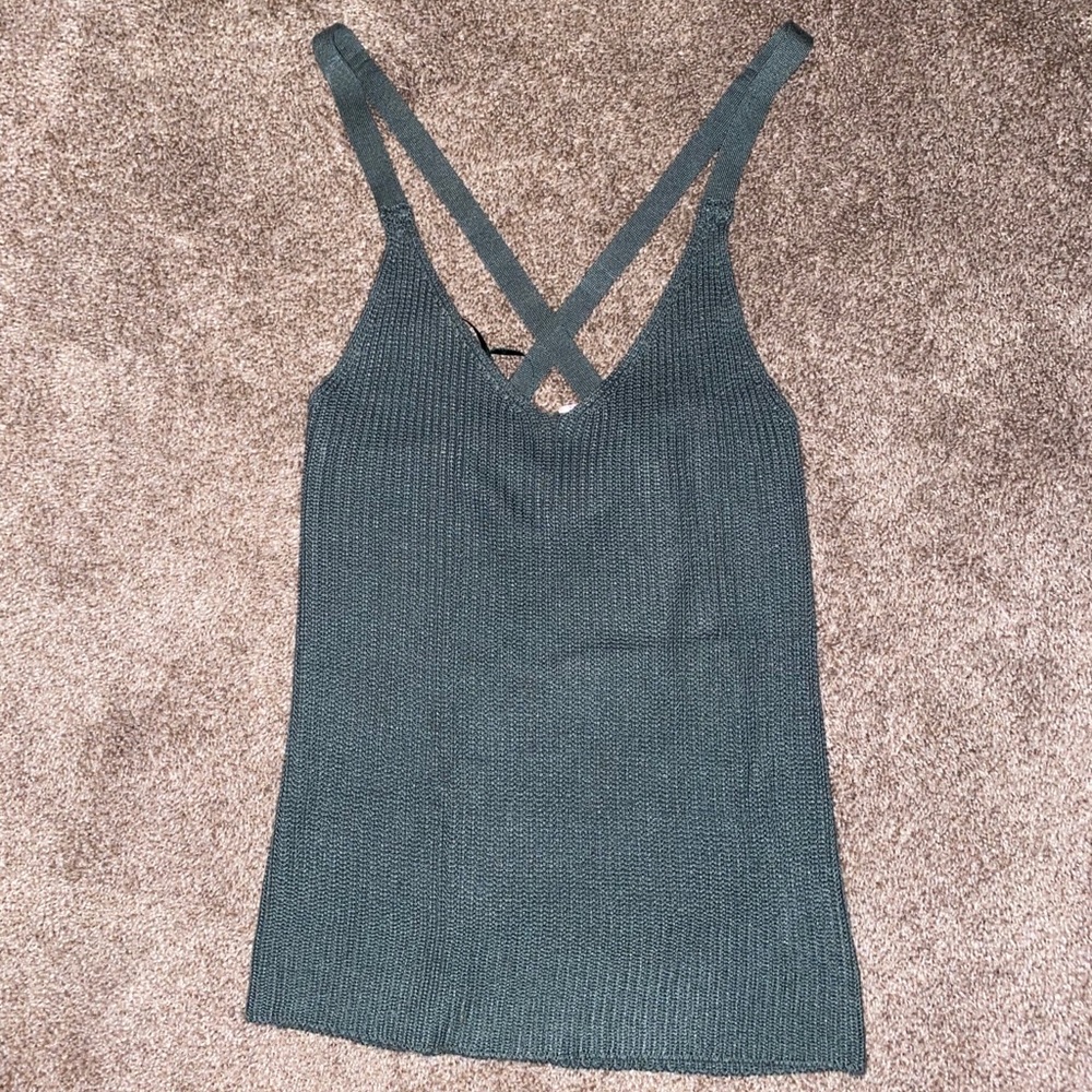 Sweater tank top